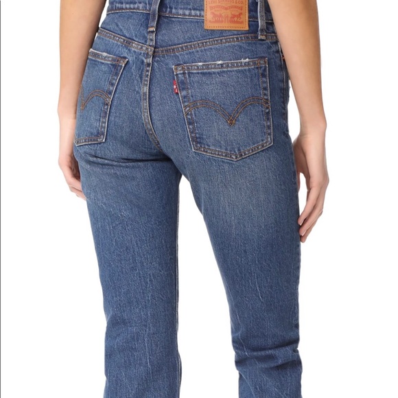 Levi’s wedgie straight jeans size 27 - Picture 2 of 8